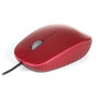NGS Flame Ratón Óptico 1000 DPI USB Rojo